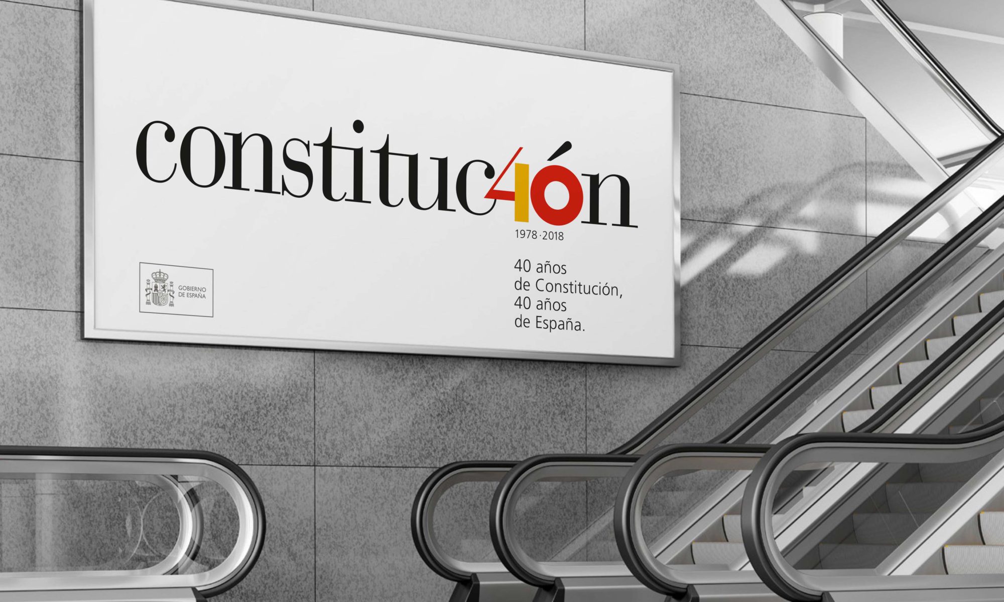 ganador del concurso puesto en marcha por las Cortes Generales para el diseño del logotipo que se utilizará en la conmemoración del 40 aniversario de la aprobación de la Constitución española de 1978.